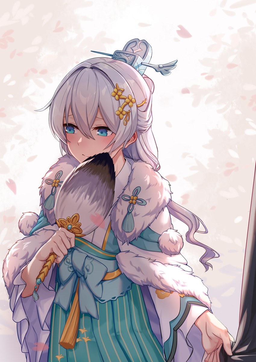 theresa apocalypse and zhuge kongming (honkai and 1 more) drawn by hfp~kubiao