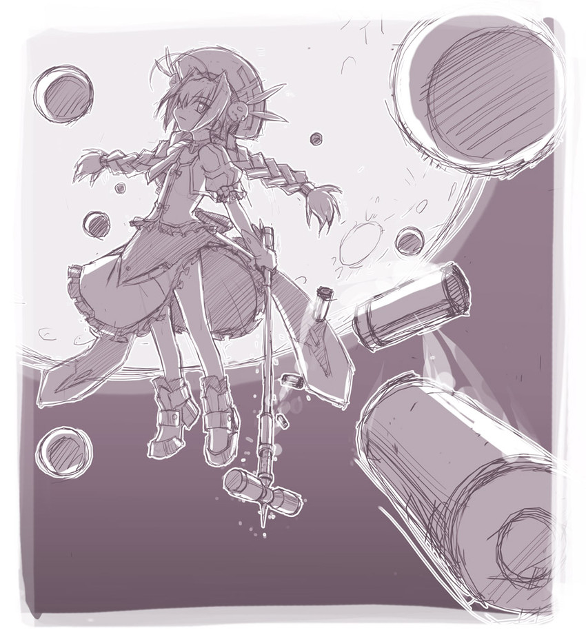vita and graf eisen (lyrical nanoha and 2 more) drawn by sakuya_tsuitachi