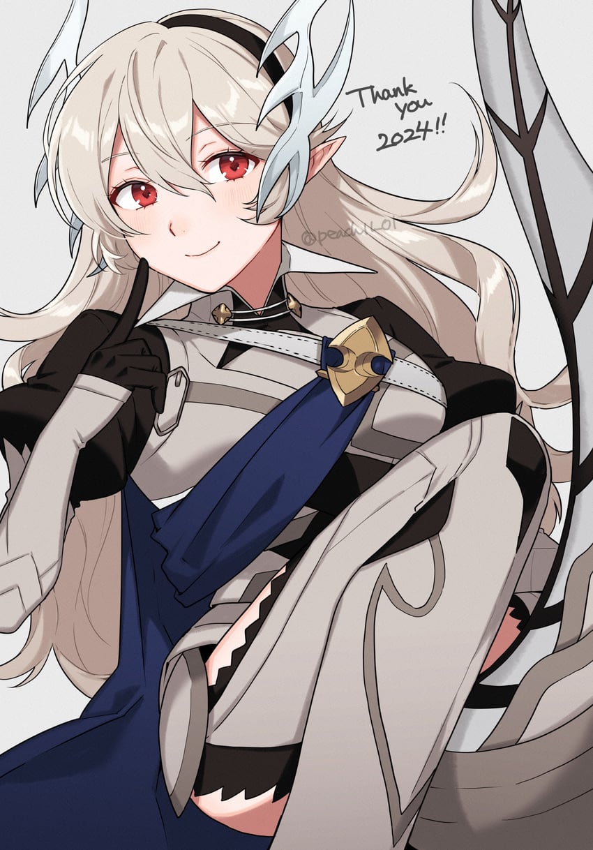female corrin (fire emblem and 1 more) drawn by shamu_(peach11_01)