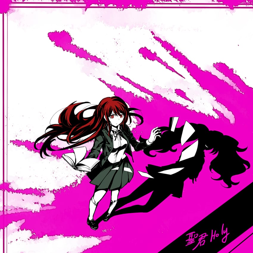 enoshima junko and otonashi ryouko (danganronpa and 1 more) drawn by sheng_jun