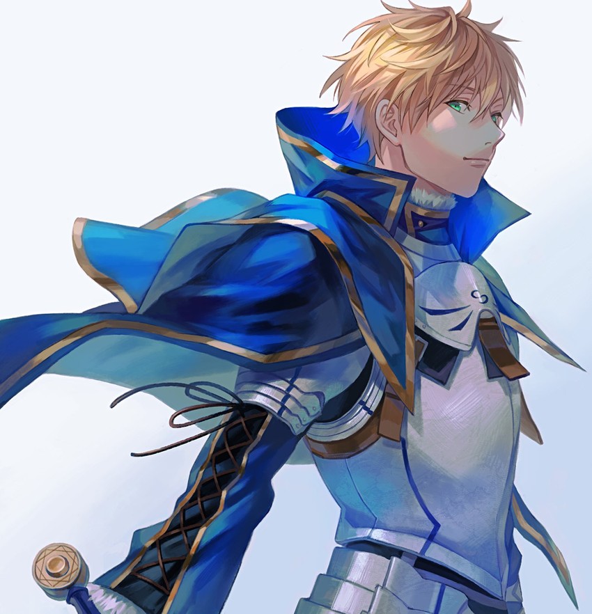 arthur pendragon (fate and 1 more) drawn by am88121