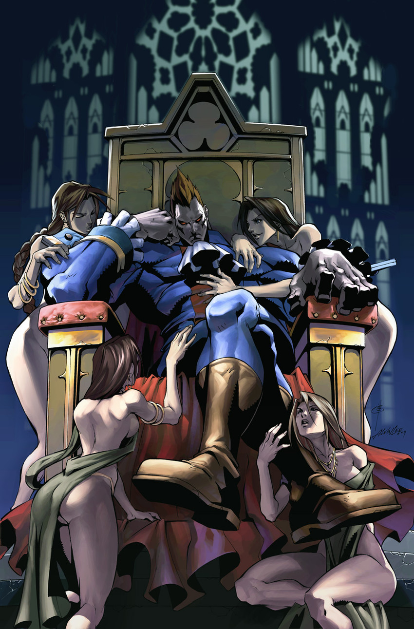demitri maximoff (darkstalkers) drawn by alvin_lee and udon_entertainment