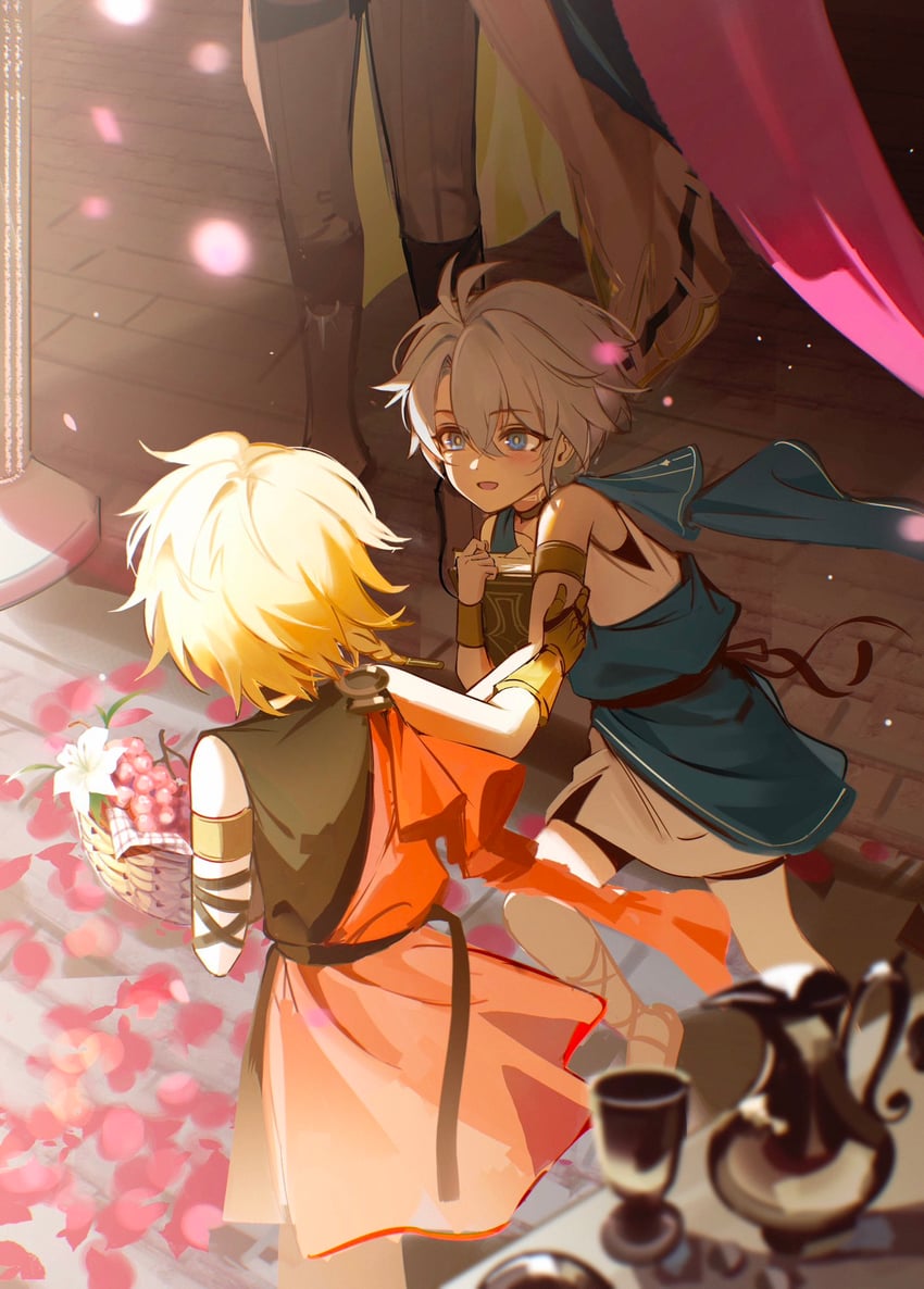 phainon and mydei (honkai and 1 more) drawn by suamk2