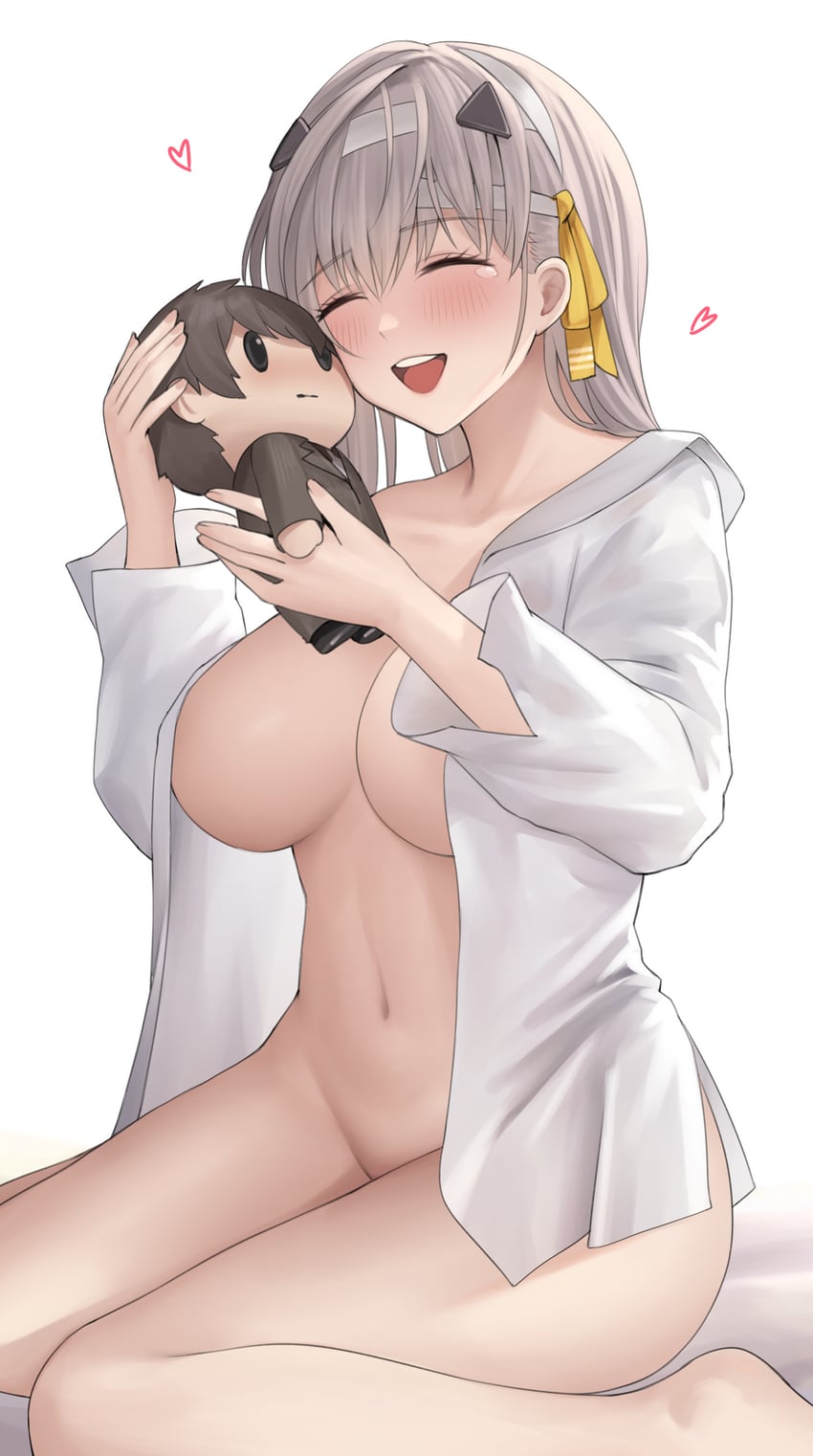 commander and modernia (goddess of victory: nikke) drawn by kurone_rinka
