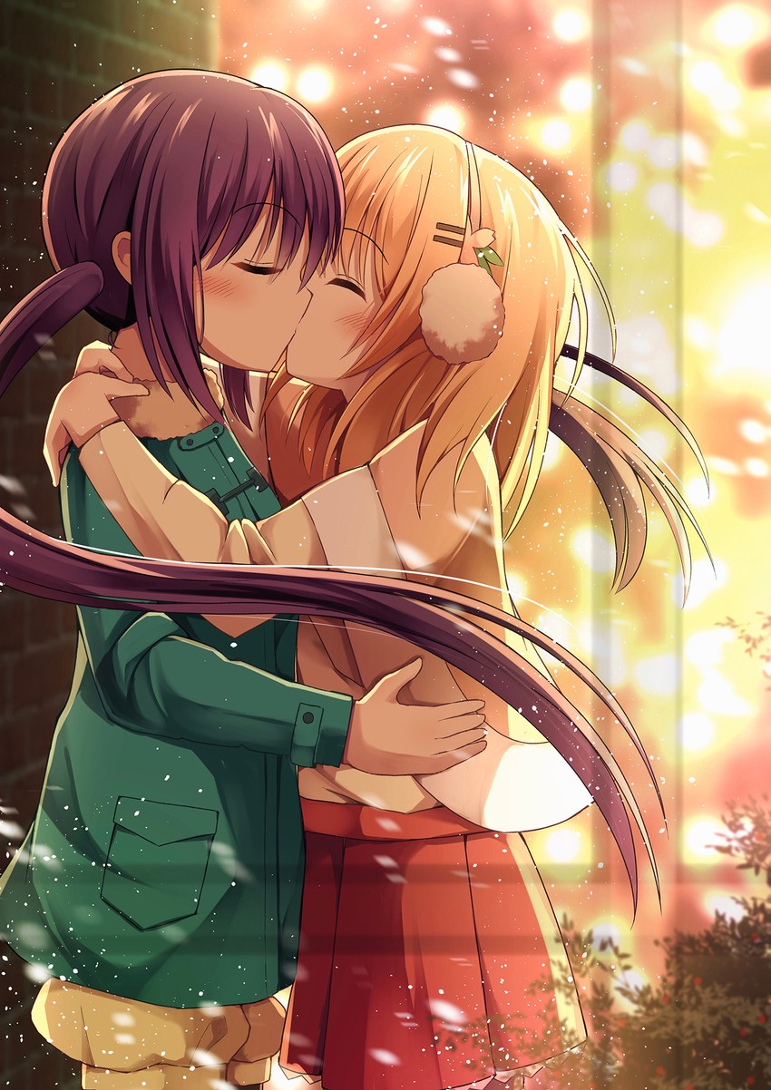 hoto cocoa and tedeza rize (gochuumon wa usagi desu ka?) drawn by sure_ibu