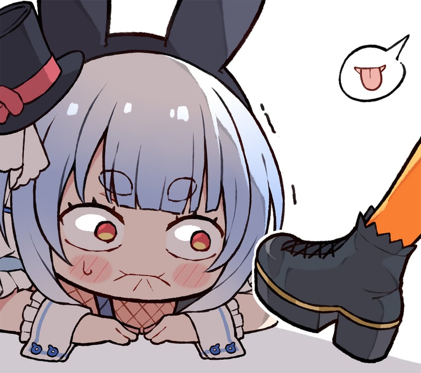 hoshimachi suisei and usada pekora (hololive) drawn by kukie-nyan