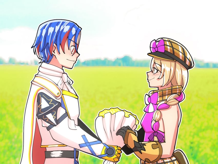 male alear and framme (fire emblem and 1 more) drawn by mnejing30