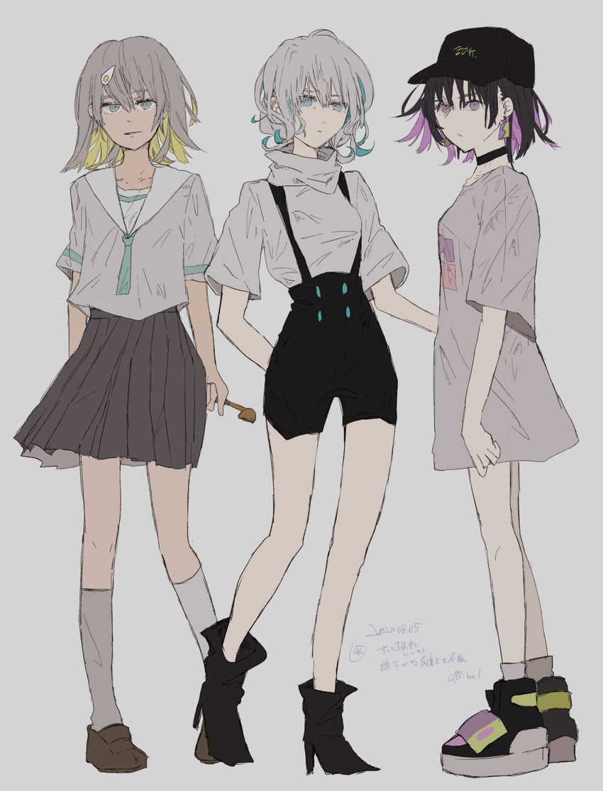nira-chan and teiketsu (zutto mayonaka de ii no ni and 3 more) drawn by anulioa