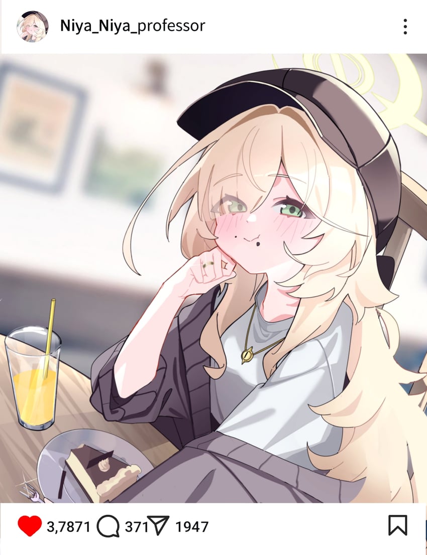professor niyaniya (blue archive and 1 more) drawn by ka_keo