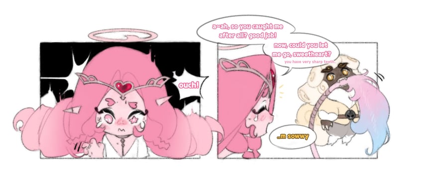 eternal sugar cookie and cloud haetae cookie (cookie run and 1 more) drawn by midlle4