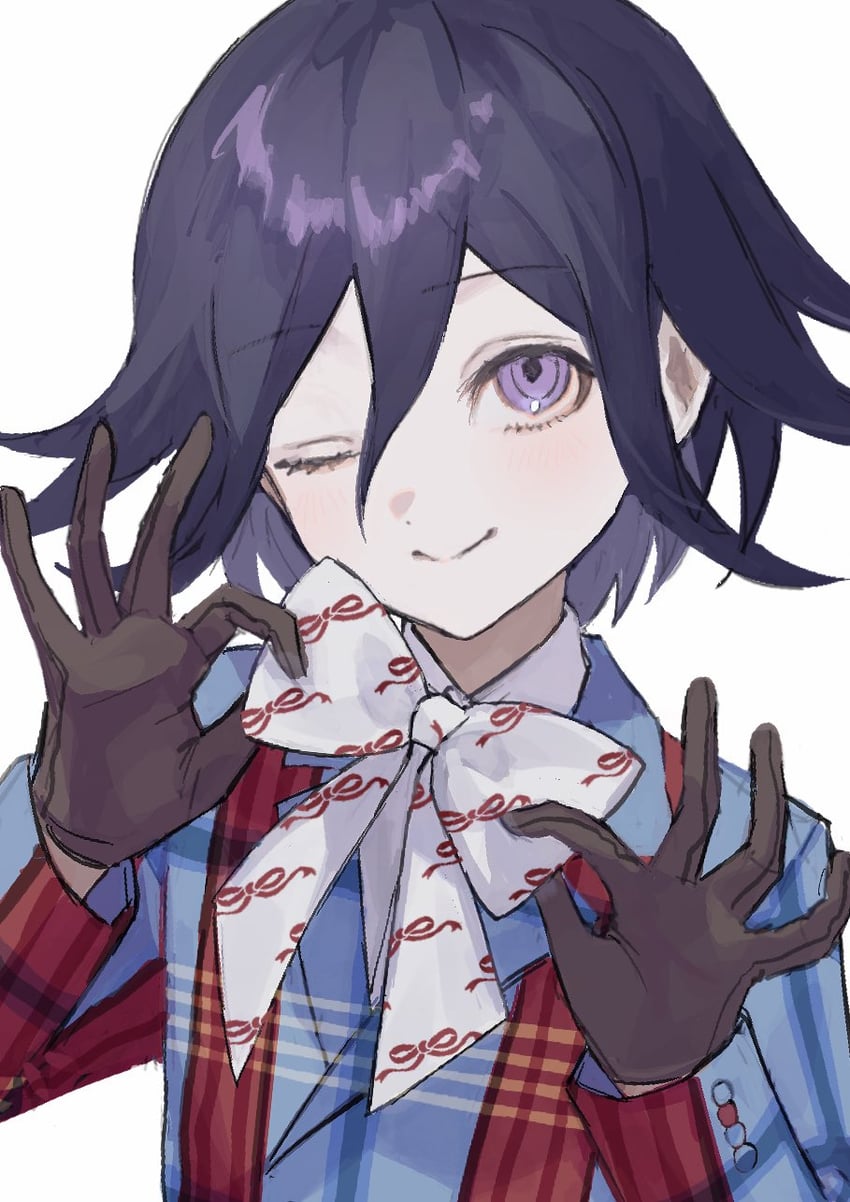oma kokichi (danganronpa and 1 more) drawn by suyaya_uxu