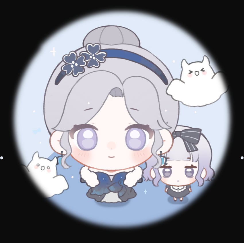 spectral mist and livie (nikki and 1 more) drawn by baonu_de_zhanshen_caibutou