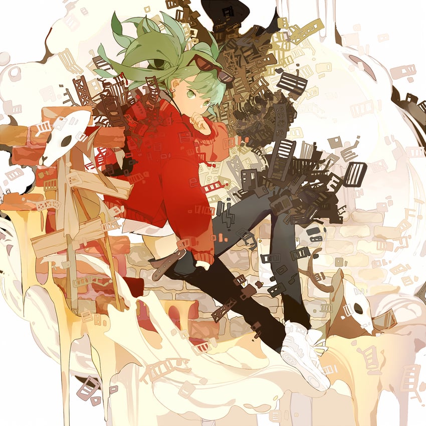hatsune miku (vocaloid and 1 more) drawn by n79oqc3yja6jlof
