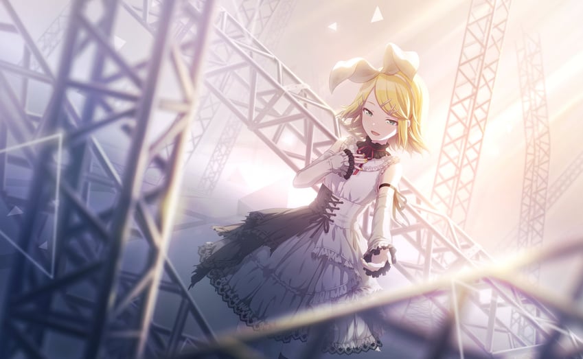 kagamine rin and 25-ji rin (vocaloid and 1 more) drawn by colorful_palette