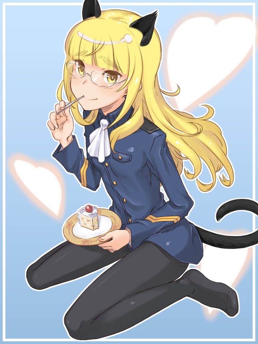 perrine h. clostermann (world witches series and 1 more) drawn by kawaguchi_hyoue