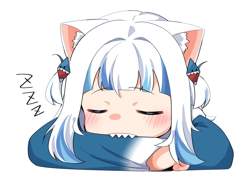 gawr gura (hololive and 1 more) drawn by skkazu1