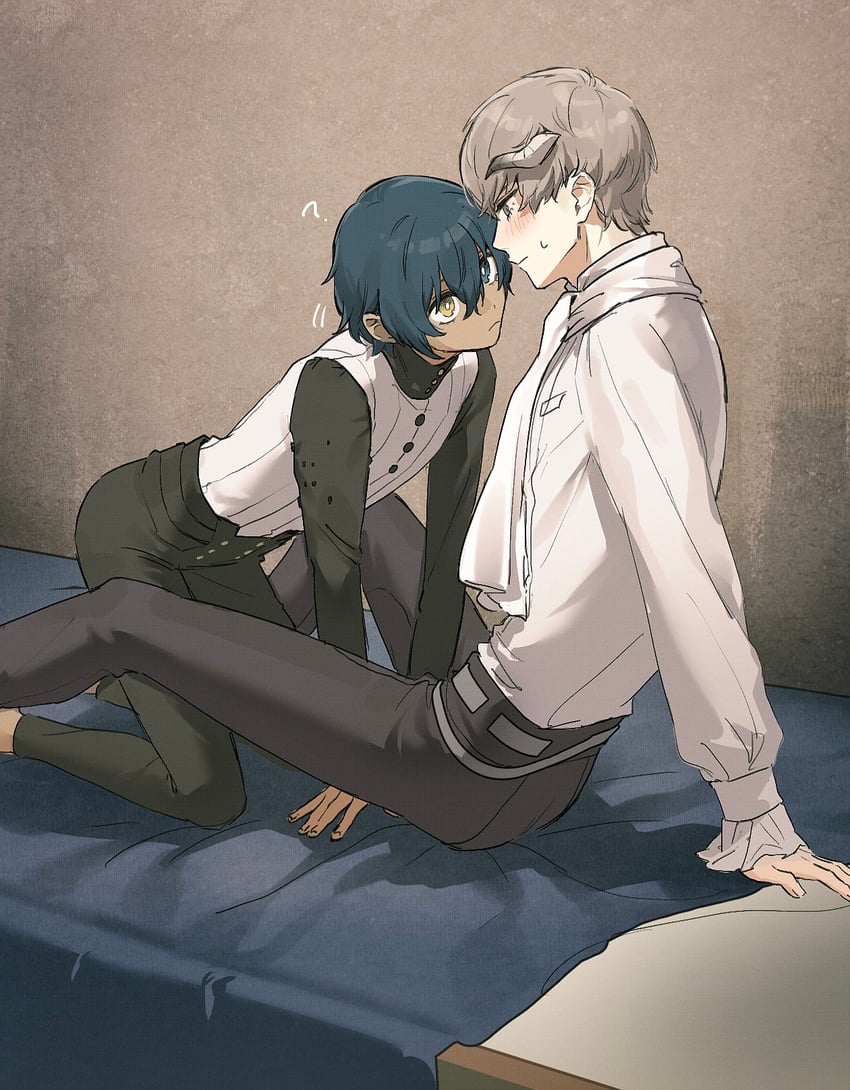 protagonist and strohl (metaphor: refantazio) drawn by abi_07km