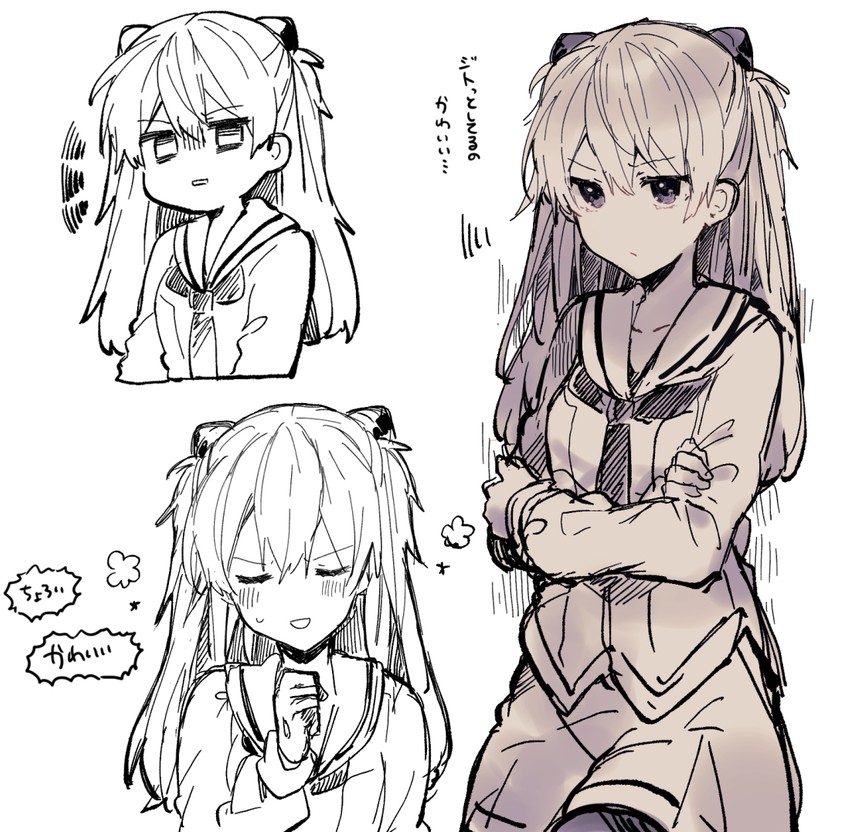 souryuu asuka langley (neon genesis evangelion) drawn by ikeuchi_tanuma