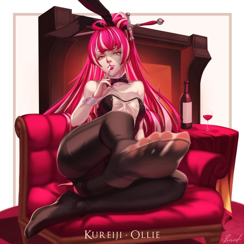kureiji ollie (hololive and 1 more) drawn by oakproud
