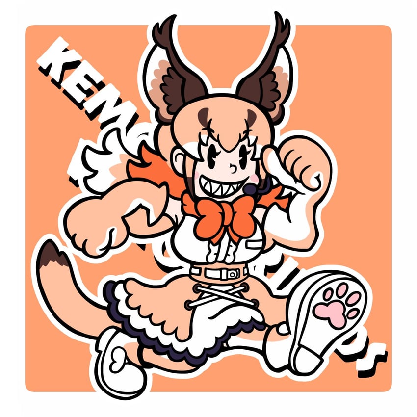 caracal (kemono friends and 1 more) drawn by r1chardroe