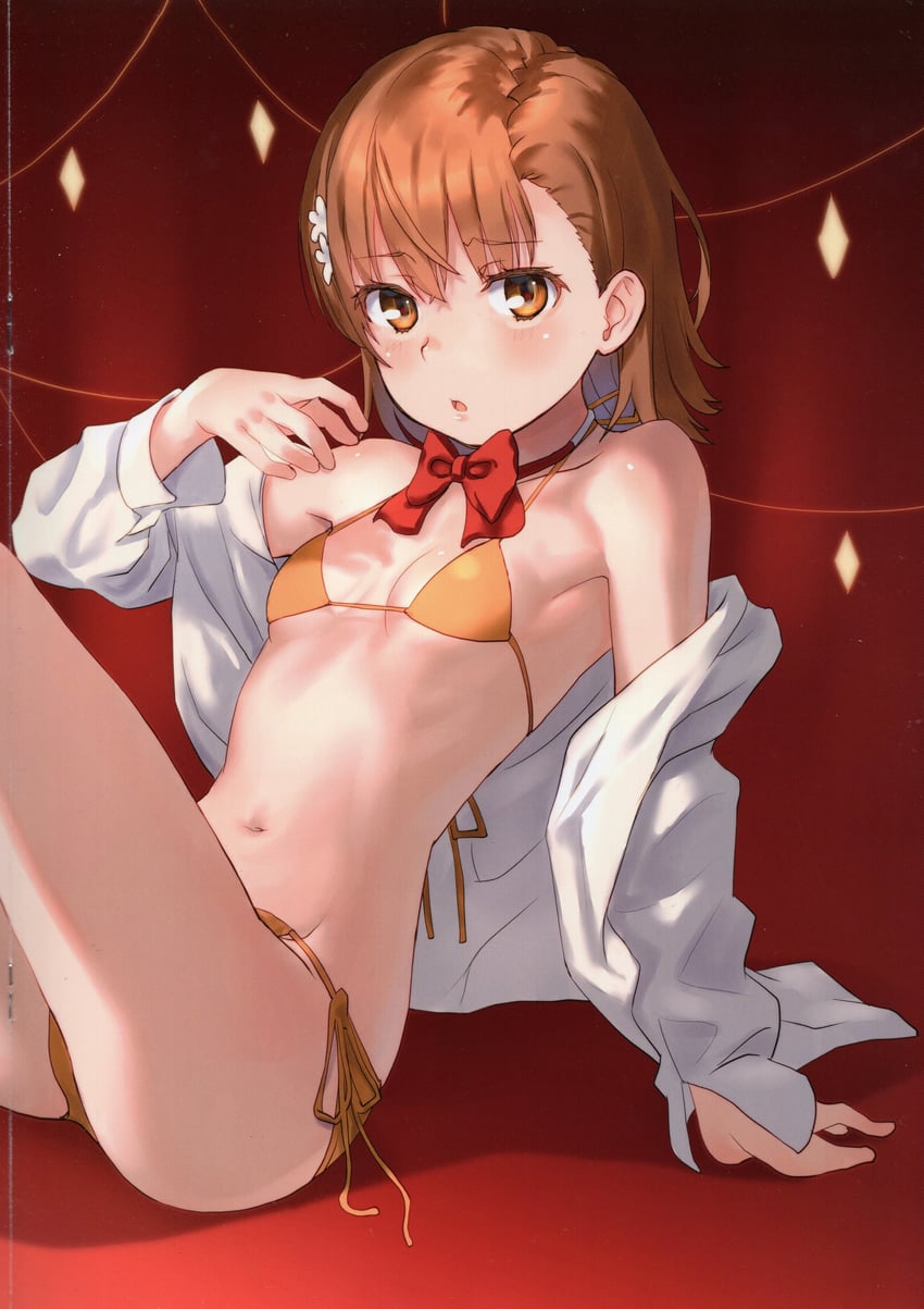 misaka mikoto (toaru majutsu no index and 2 more) drawn by raika9