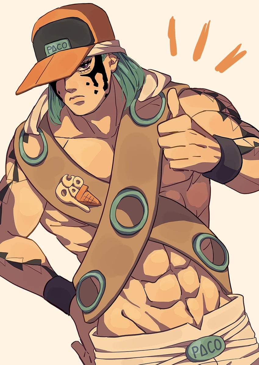 paco laburantes (jojo no kimyou na bouken and 1 more) drawn by siniy