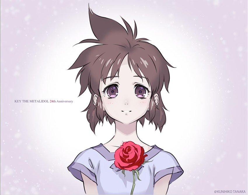mima tokiko (key the metal idol) drawn by tanaka_kunihiko