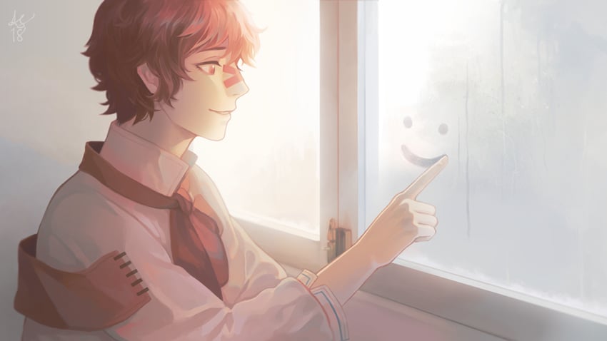 fukase (vocaloid) drawn by driftwoodwolf