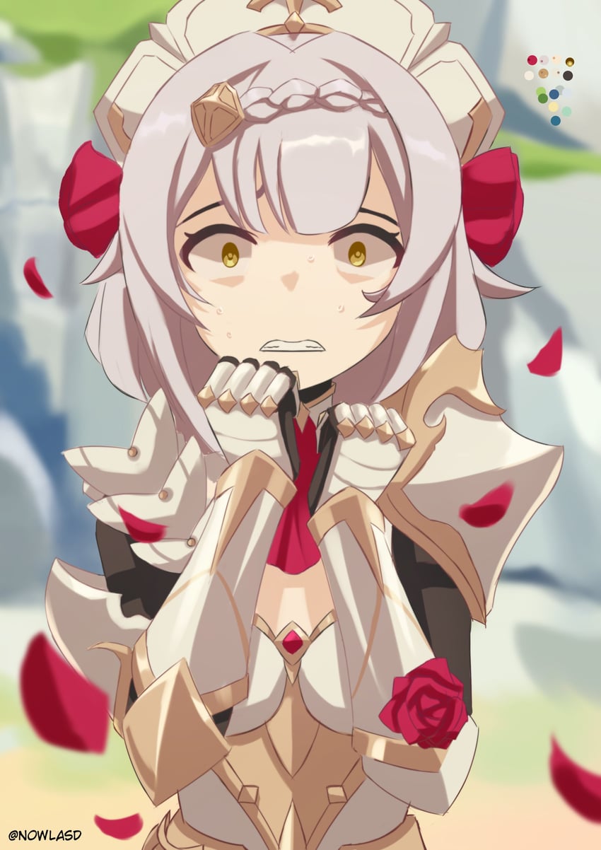 noelle (genshin impact) drawn by nowlasd