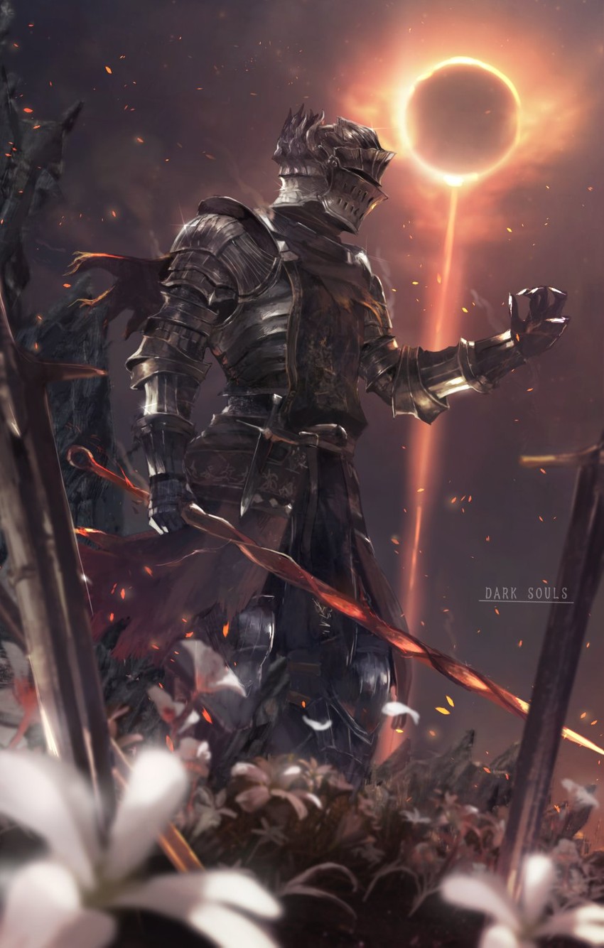 soul of cinder (dark souls and 1 more) drawn by mono_(jdaj)