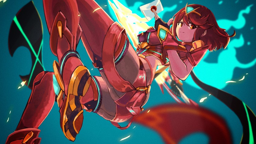 pyra (xenoblade chronicles and 2 more) drawn by n-shi_(fruit1830)