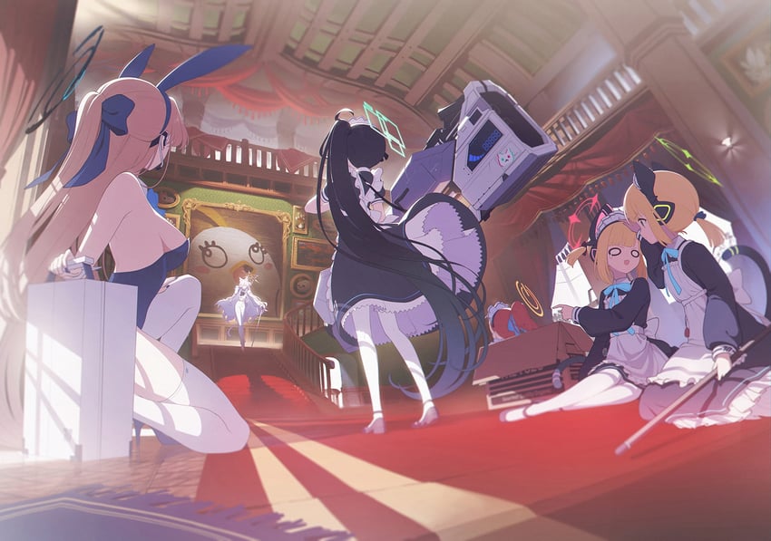 toki, aris, momoi, midori, yuzu, and 1 more (blue archive)
