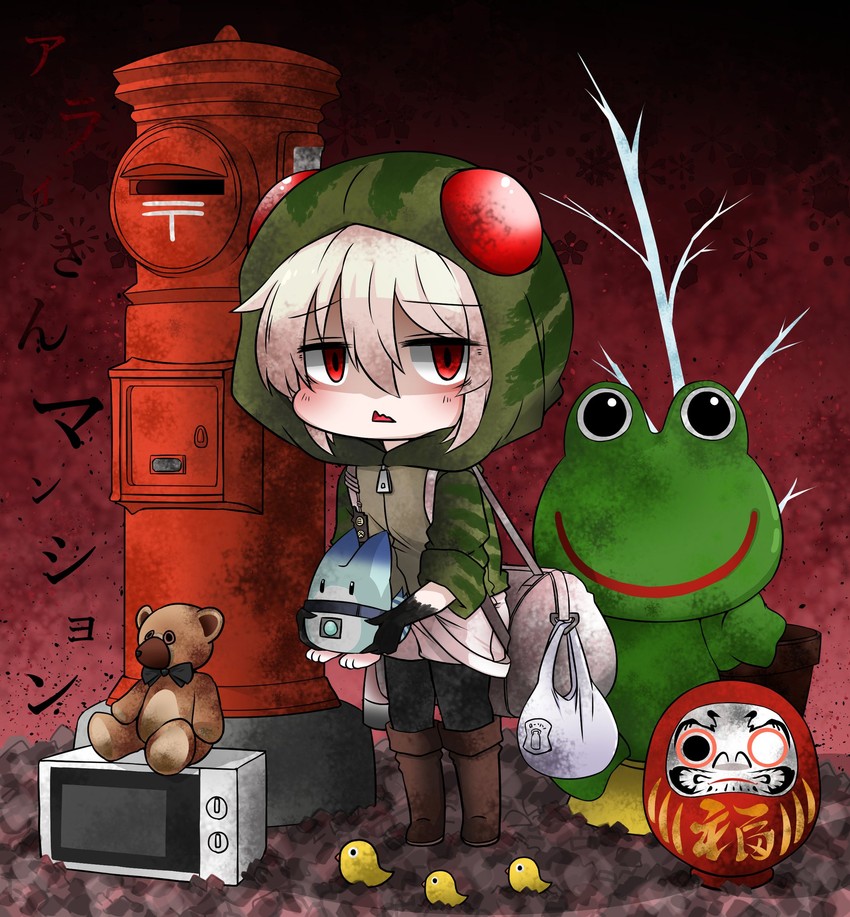 lucky beast and scavenger-chan (kemono friends and 1 more) drawn by touyakakasi