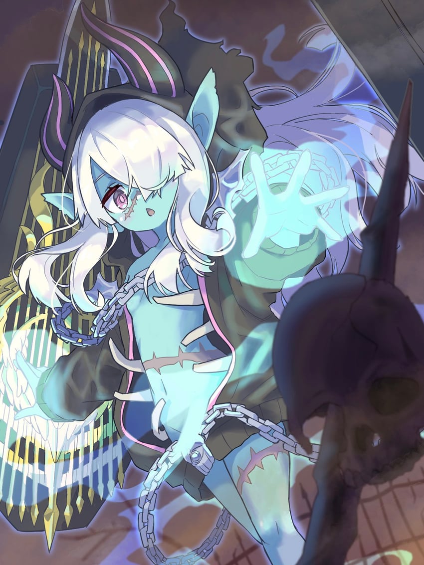 necromancer and necromancer 2 (sekaiju no meikyuu and 1 more) drawn by tamakake_(tamakake58n)