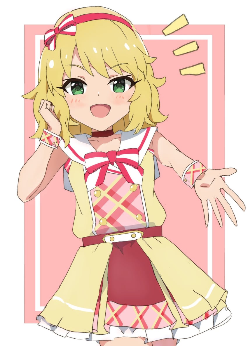 sakurai momoka (idolmaster and 2 more) drawn by dakku_(nira597)