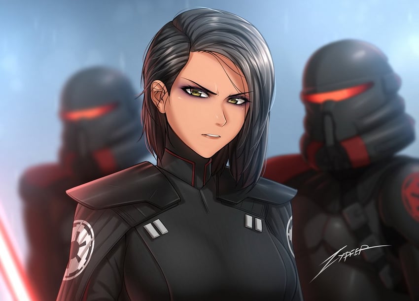 second sister (star wars and 1 more) drawn by zxpfer