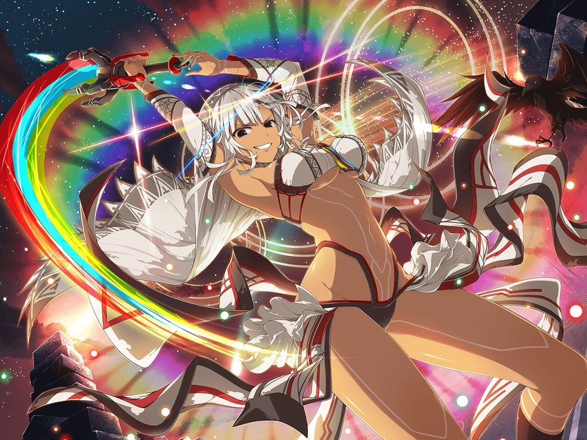 altera and yuyaki (fate and 3 more) drawn by yaegashi_nan