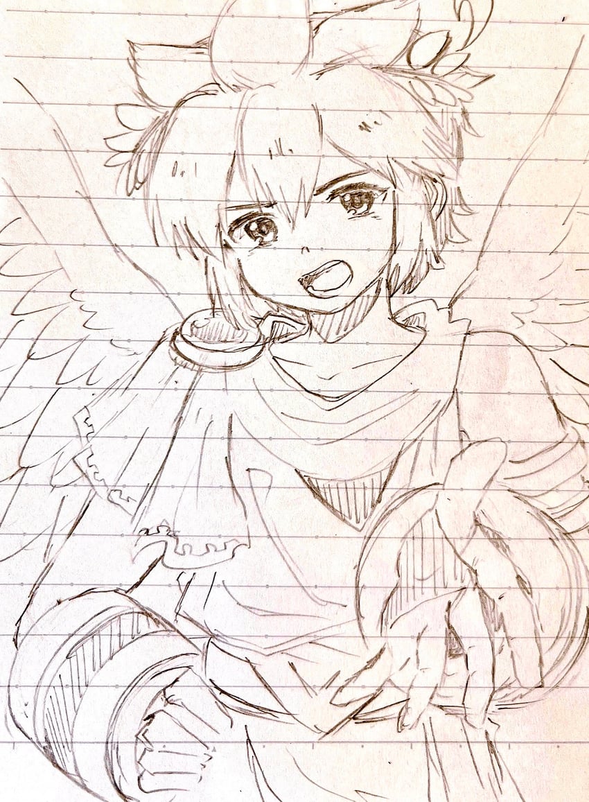 pit and dark pit (kid icarus and 1 more) drawn by waffuum
