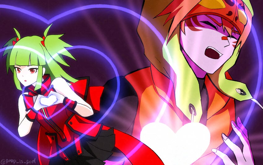 hishimiya tsugaru and daruma (bemani and 4 more) drawn by prop_is_god