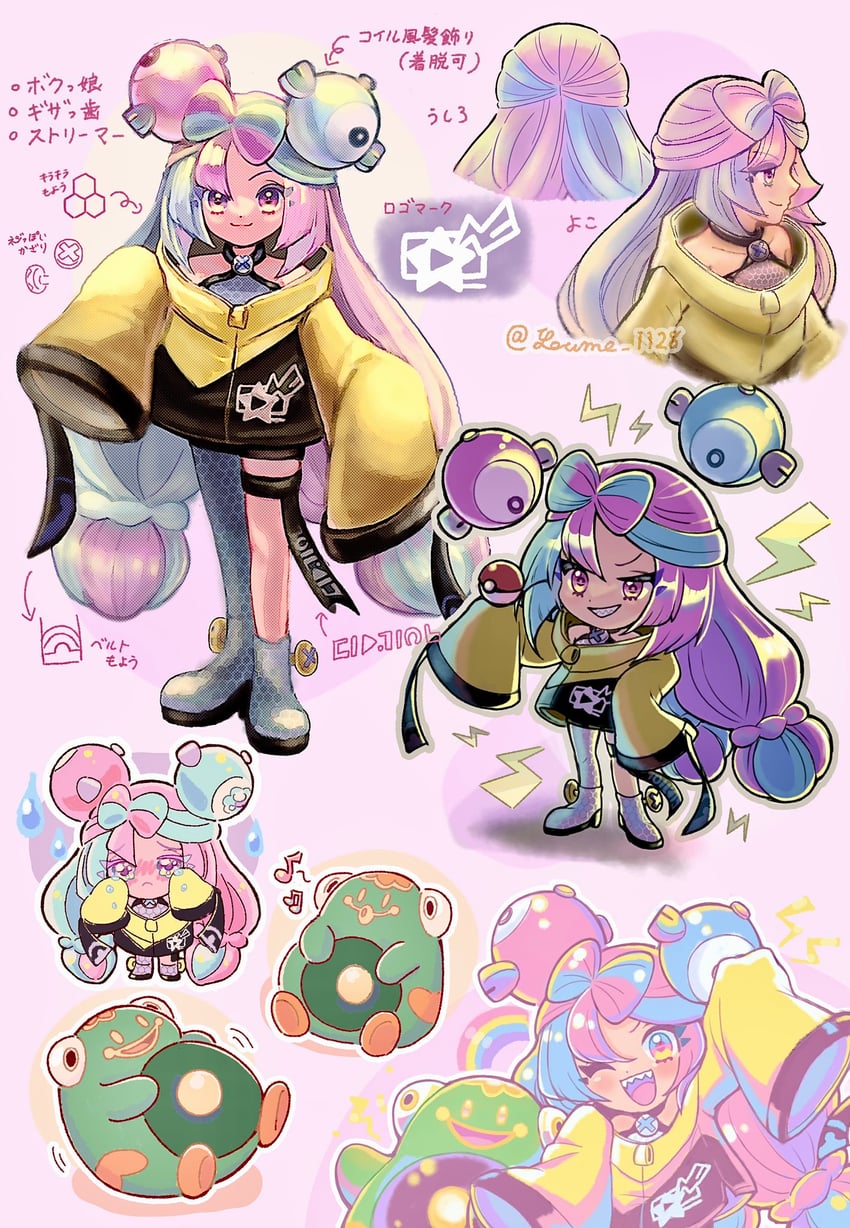 iono and bellibolt (pokemon and 1 more) drawn by suruga_kanade