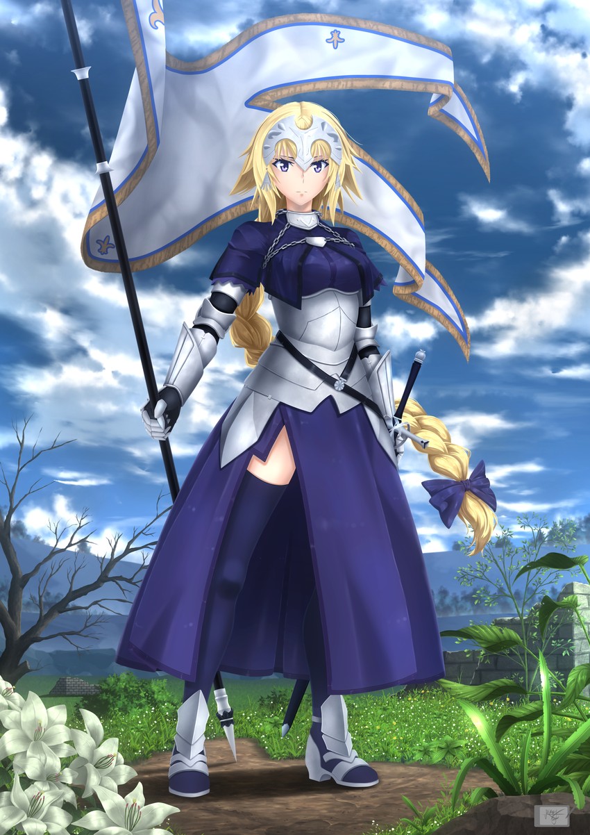 jeanne d'arc (fate and 1 more) drawn by 395z
