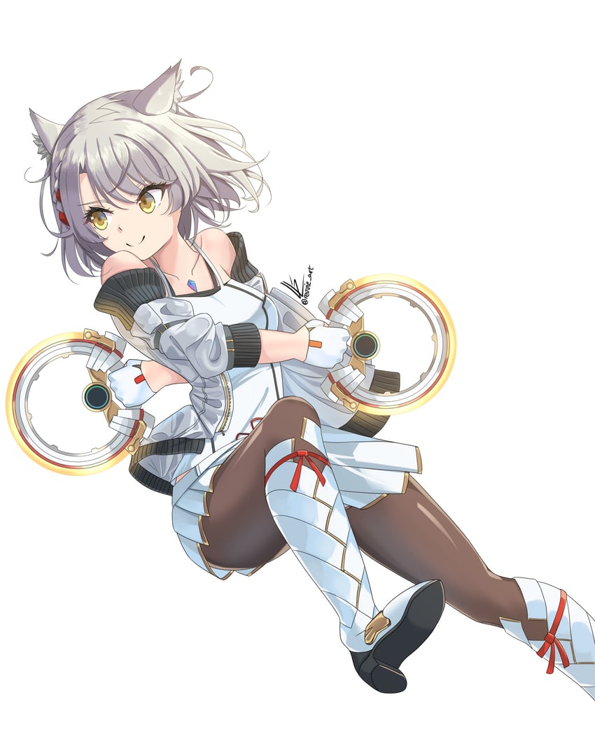 mio (xenoblade chronicles and 1 more) drawn by revvie