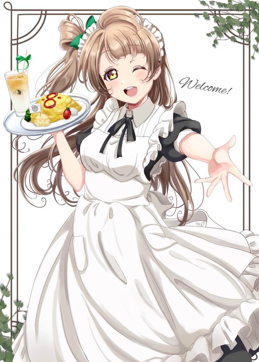 minami kotori (love live! and 1 more) drawn by ranemu