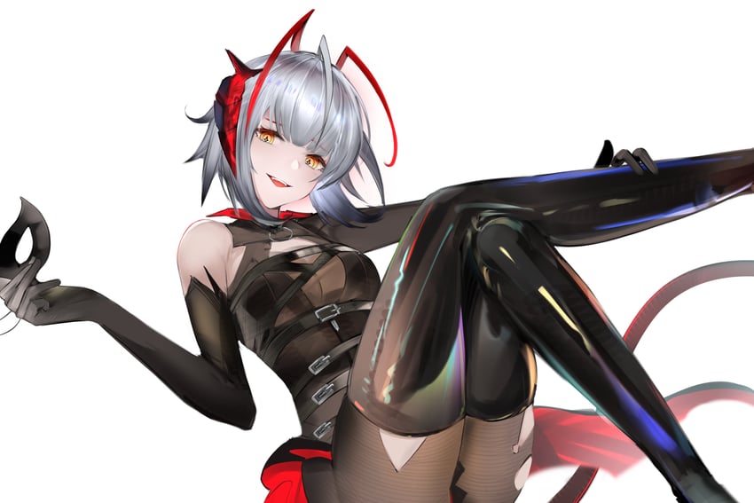 w (arknights and 1 more) drawn by eugle_na