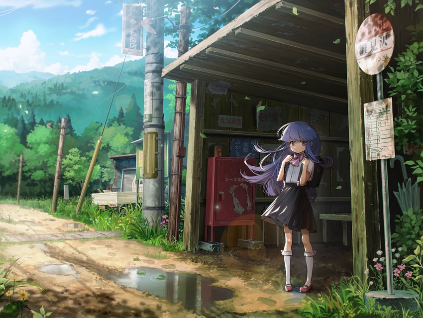 furude rika (higurashi no naku koro ni) drawn by nshi