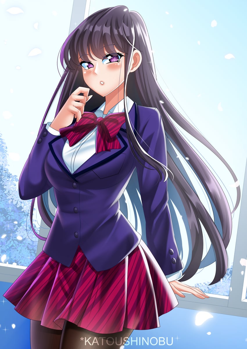 komi shouko (komi-san wa komyushou desu) drawn by katou_shinobu