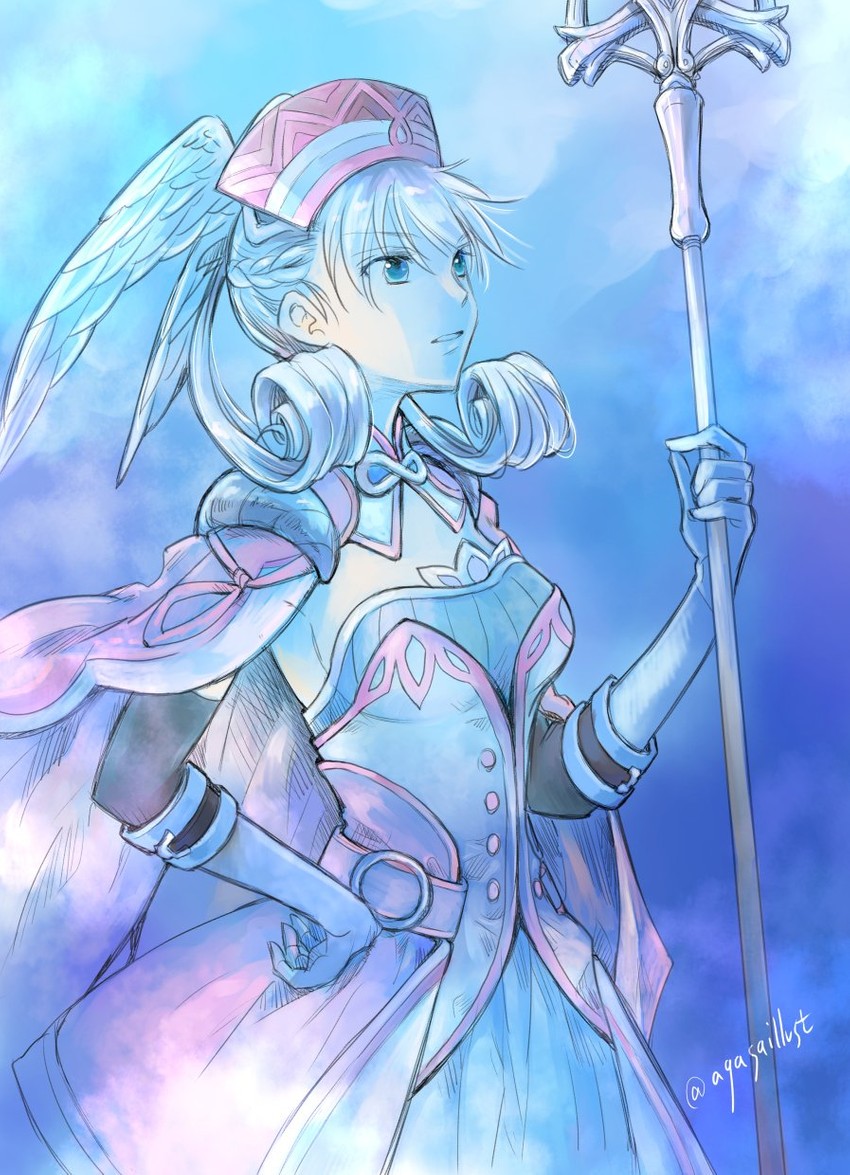 melia antiqua (xenoblade chronicles and 1 more) drawn by agasa_(agasaillust)