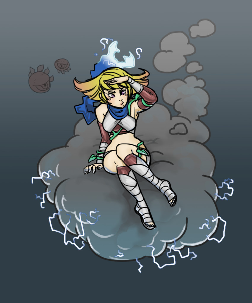phosphora (kid icarus and 1 more) drawn by penelope_and_me