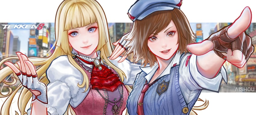 kazama asuka and lili (tekken and 1 more) drawn by ai_shou