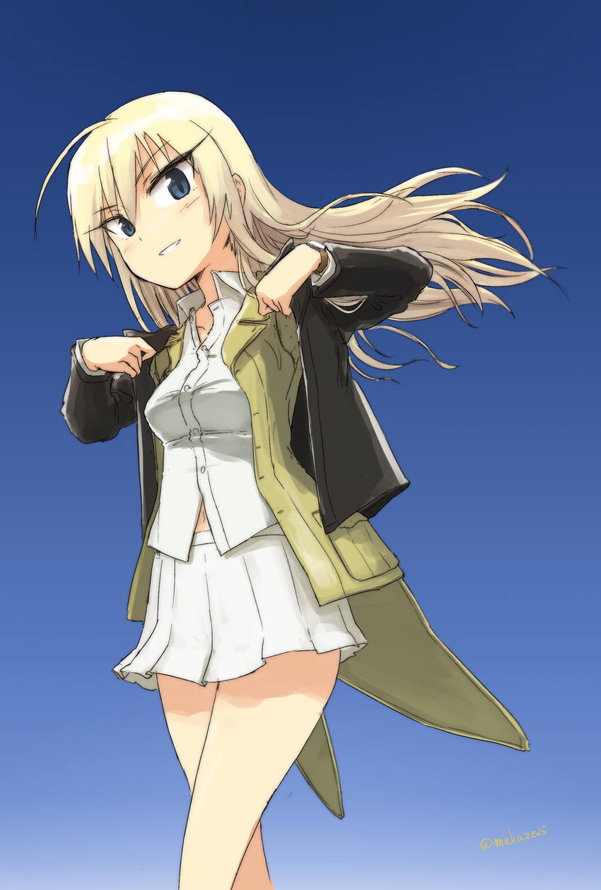 hanna-justina marseille (world witches series and 1 more) drawn by makaze_(t-junction)